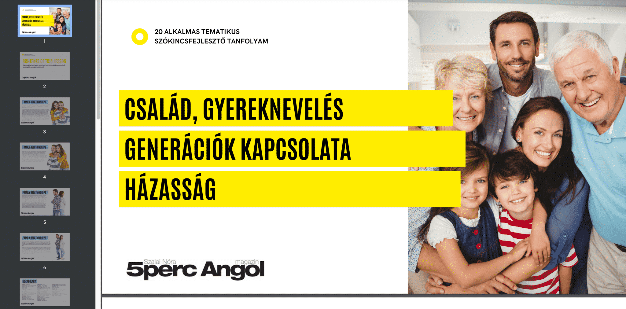 TEMATIKUS ANGOL SZÓKINCSFEJLESZTŐ videókurzus 6 TEMATIKUS ANGOL SZÓKINCSFEJLESZTŐ videókurzus - Image 6
