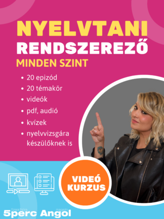 Komplett angol nyelvtan rendszerező videókurzus