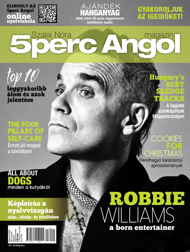 Megjelent az 5 Perc Angol Magazin 2023 decemberi száma! 1