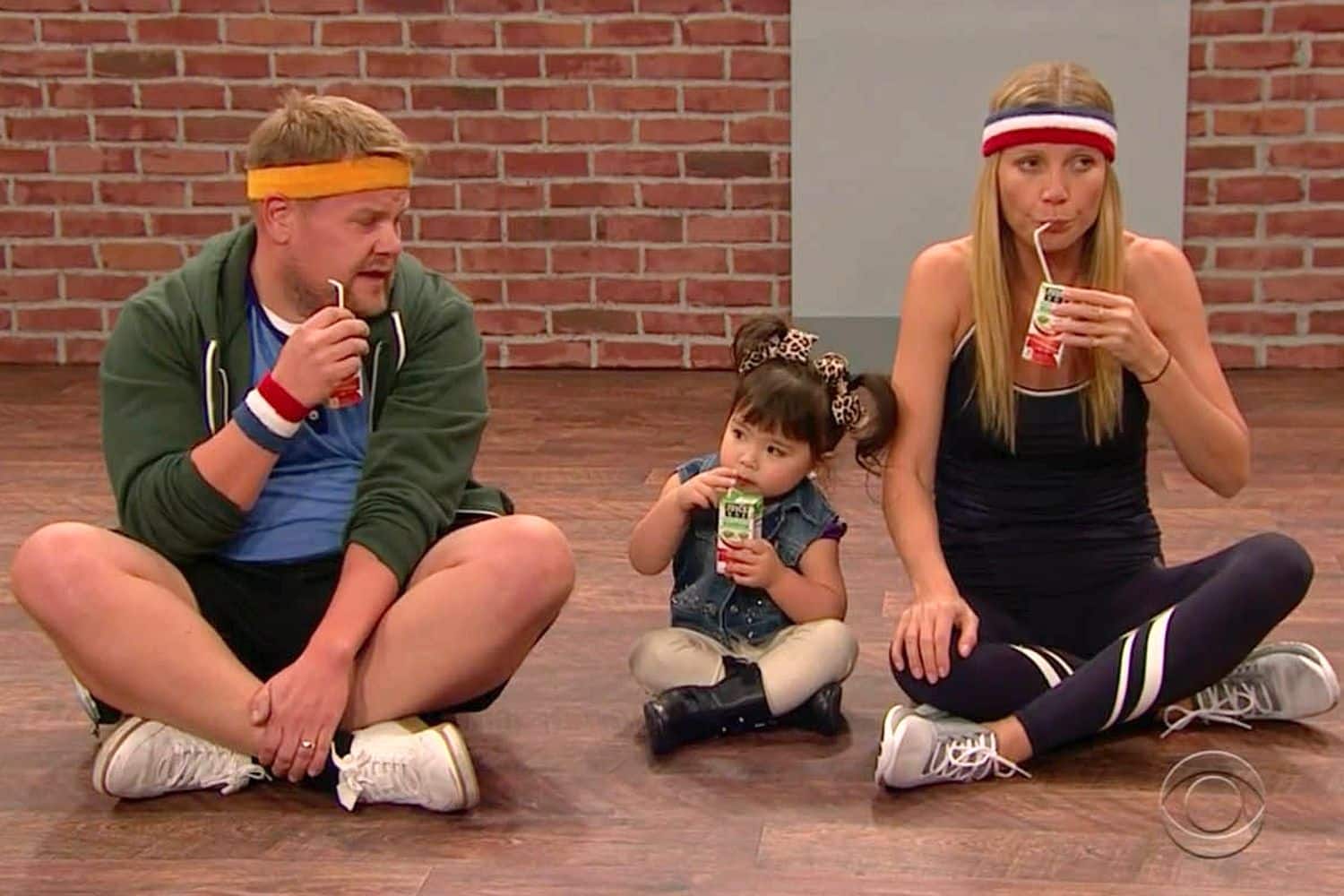Gwyneth Paltrow in hilarious toddler dance class with James Corden 1