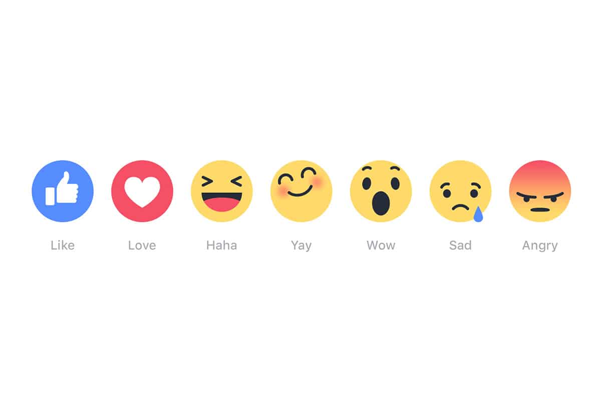 New Facebook Reactions buttons 1