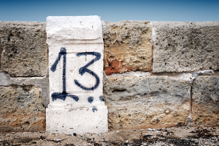 Miért szerencsétlen a 13-as szám? 1