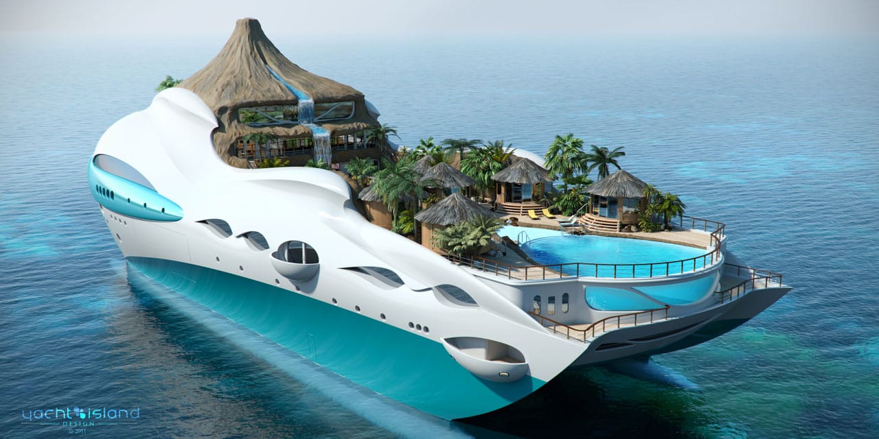 Tropical Island Luxury Yacht 1