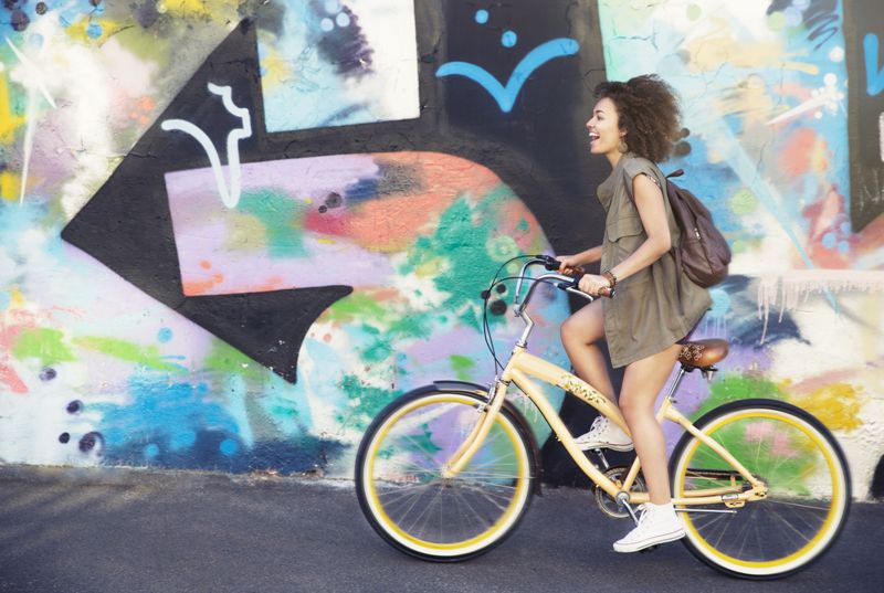 Riding a bike 1