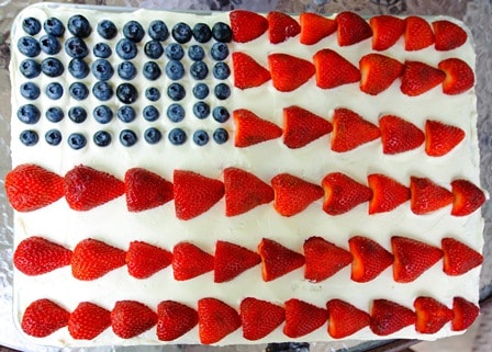 Amerikai zászlós torta 1