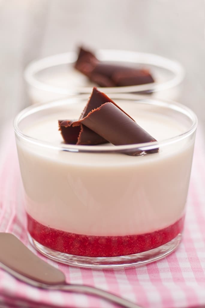 Panna Cotta with Raspberry- Igazi olasz panna cotta málnával - RECEPT SZÓSZEDETTEL 1