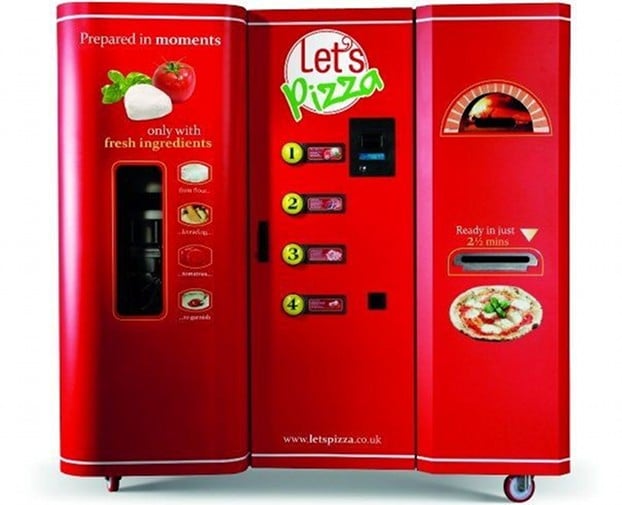 Friss pizzát az élményautomatából! 1