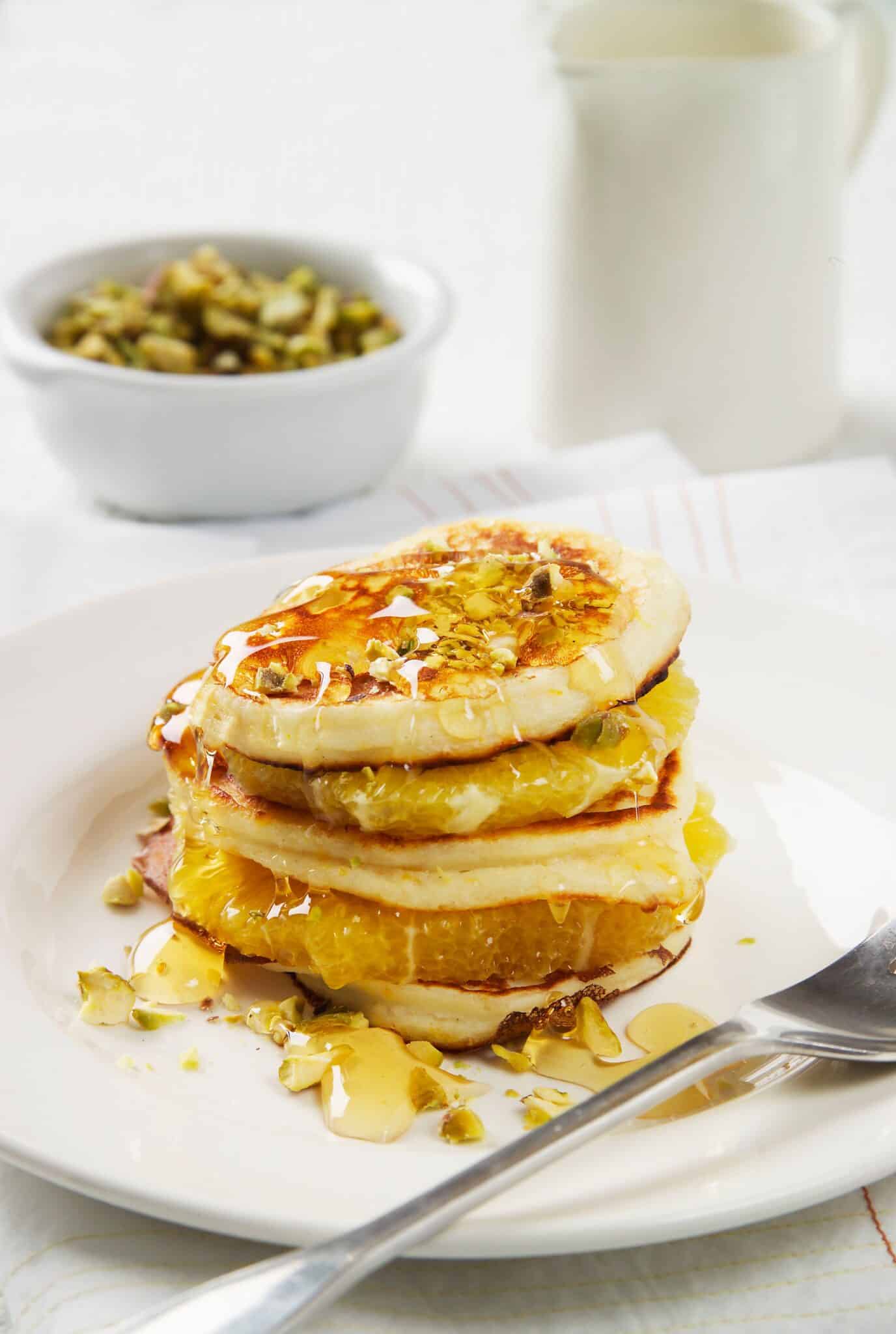 Orange and Ricotta Pancakes - Narancsos-Ricottás palacsinta 1