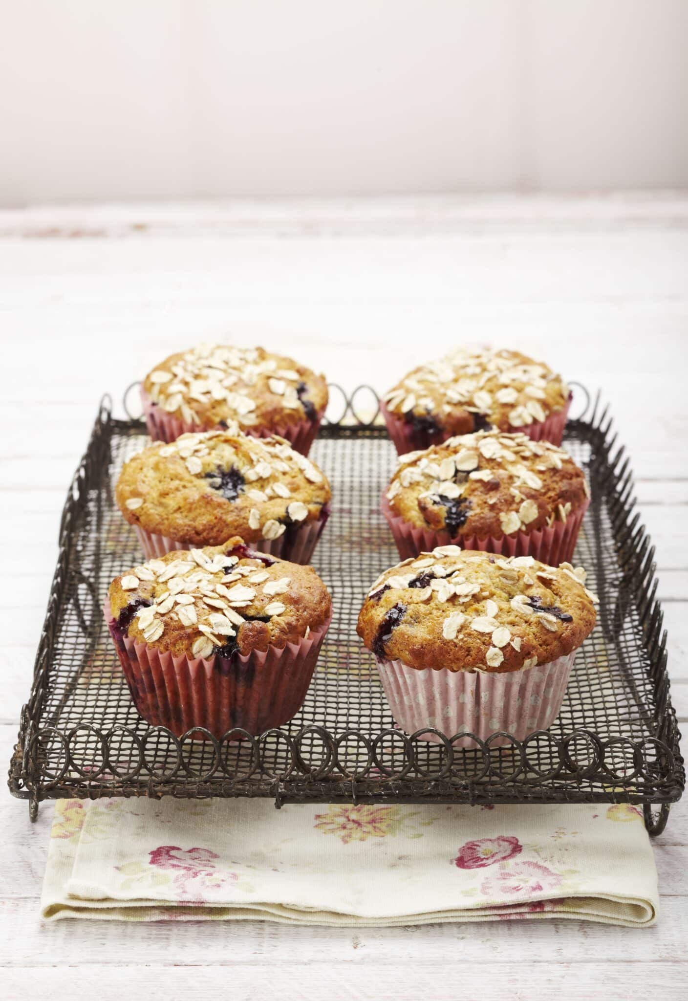 Blueberry Oat Muffins 1