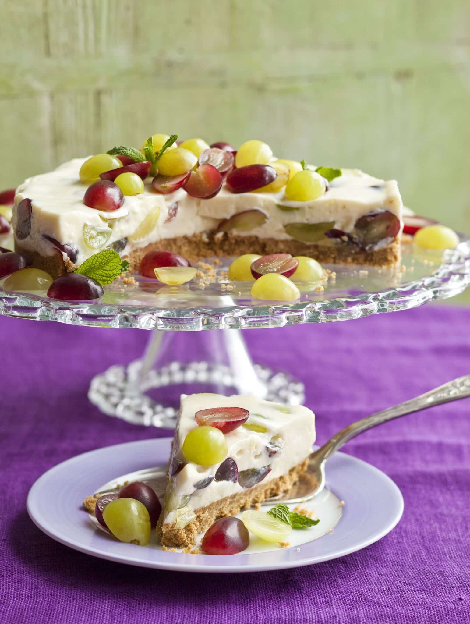 Grape Cheesecake 1