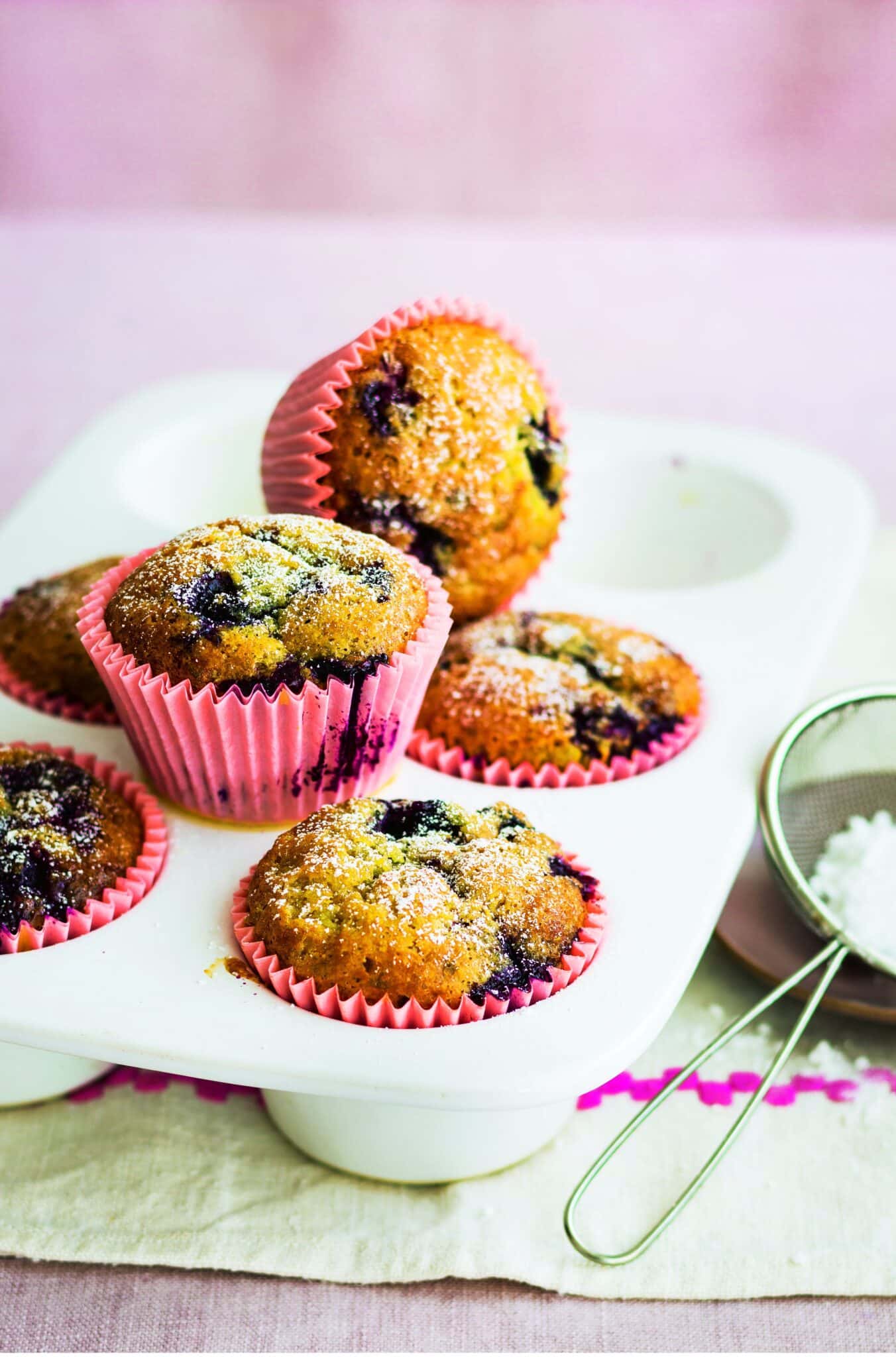 Gluten-Free Blueberry & White Chocolate Muffins 1