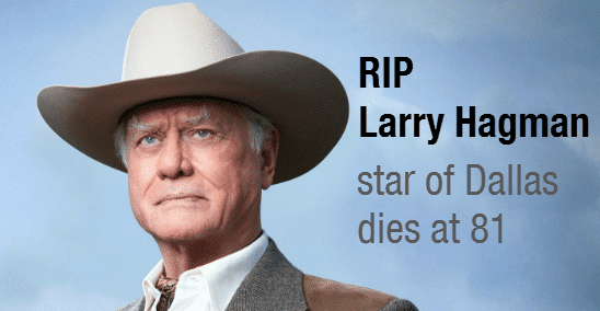 Larry Hagman star of Dallas dies at 81 1