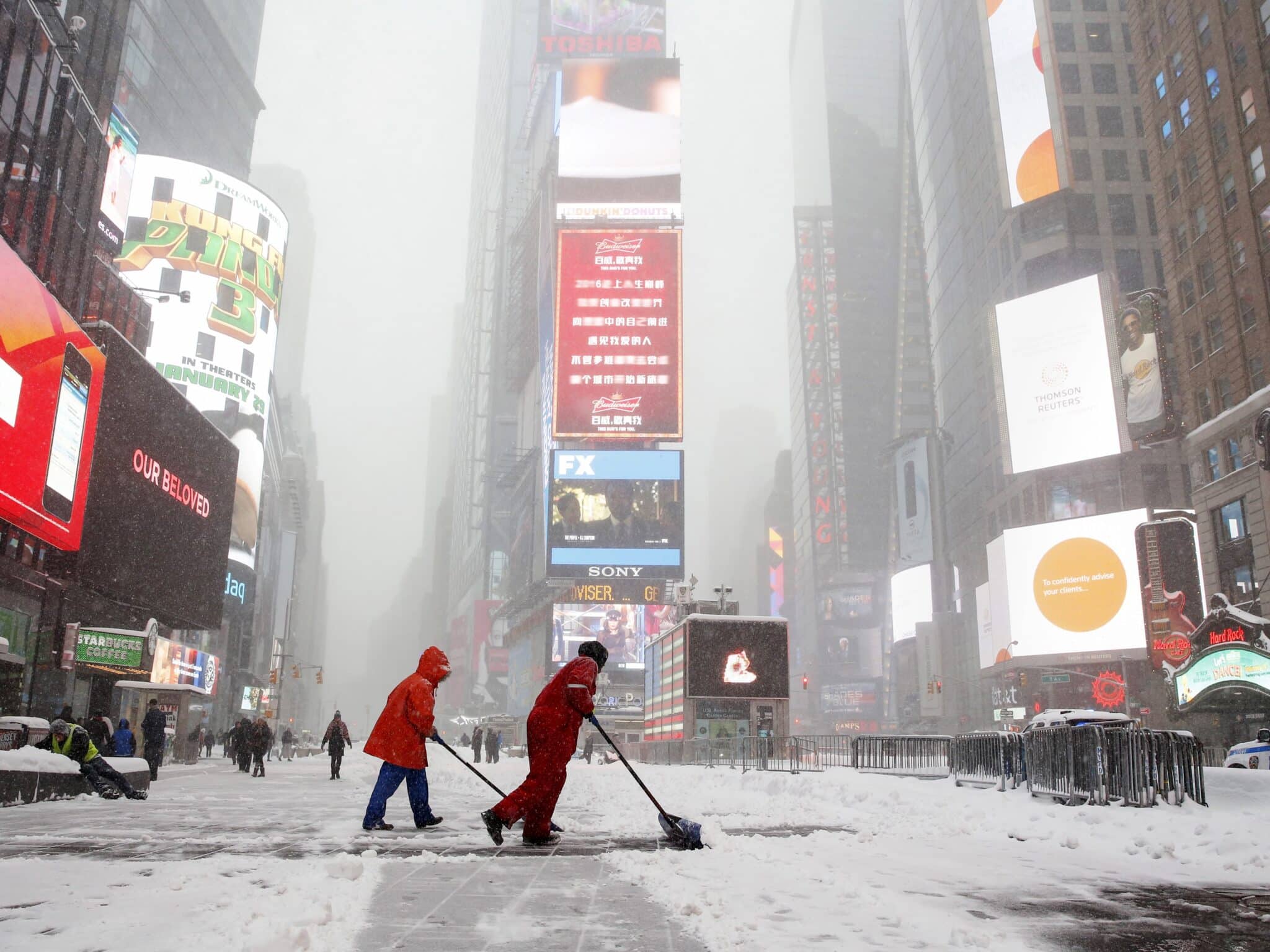 Blizzard ‘Jonas’ hit New York with Record Force 1