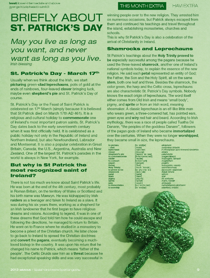 Let's celebrate St. Patrick's Day 1