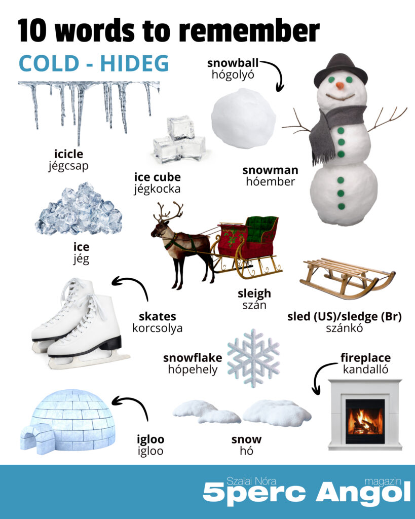 Hideg szavak és idiómák 1 hideg angolul